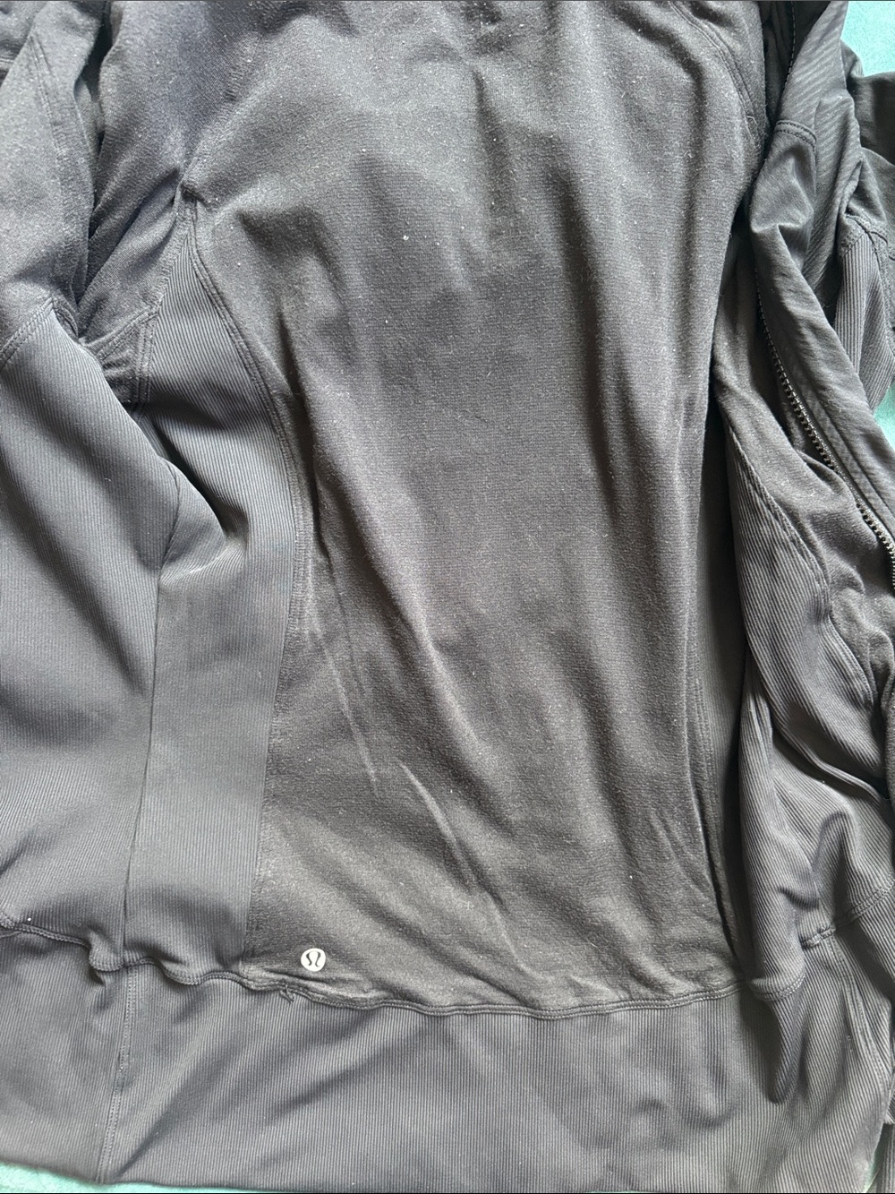 lululemon athletica Black Hooded Full-Zip Jacket - Picture 5 of 6